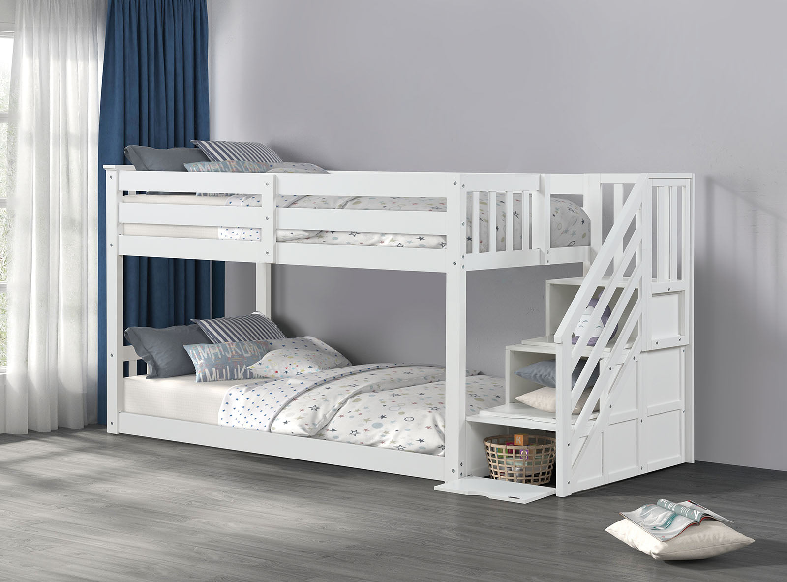 JOJO - Bunk Bed - FM-BK1100WH-BED