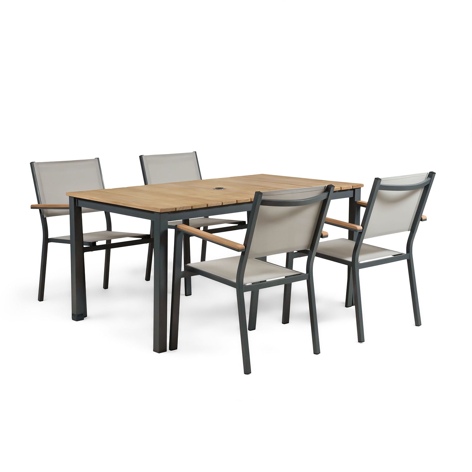 MACKAY - 5 Pc. Patio Dining Set - GM-2004-5PC