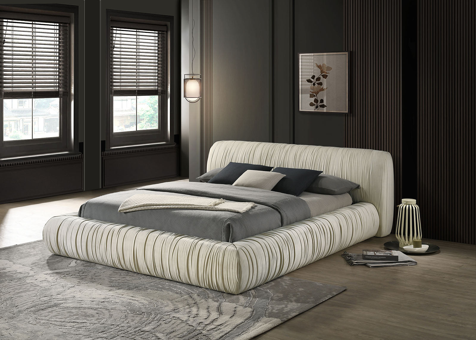 PALMDALE - Queen Bed - FM72006IV-Q-BED