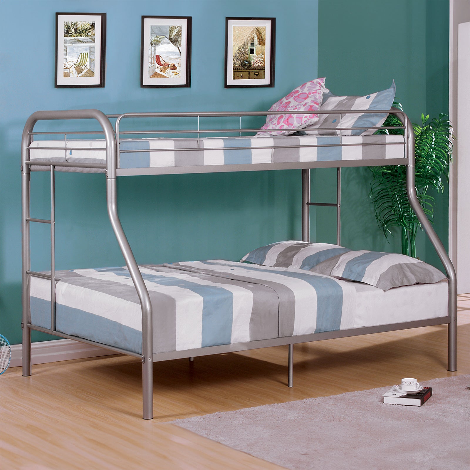 FINNERTY - Twin/Full Bunk Bed - CM-BK1032SV-TF-BED