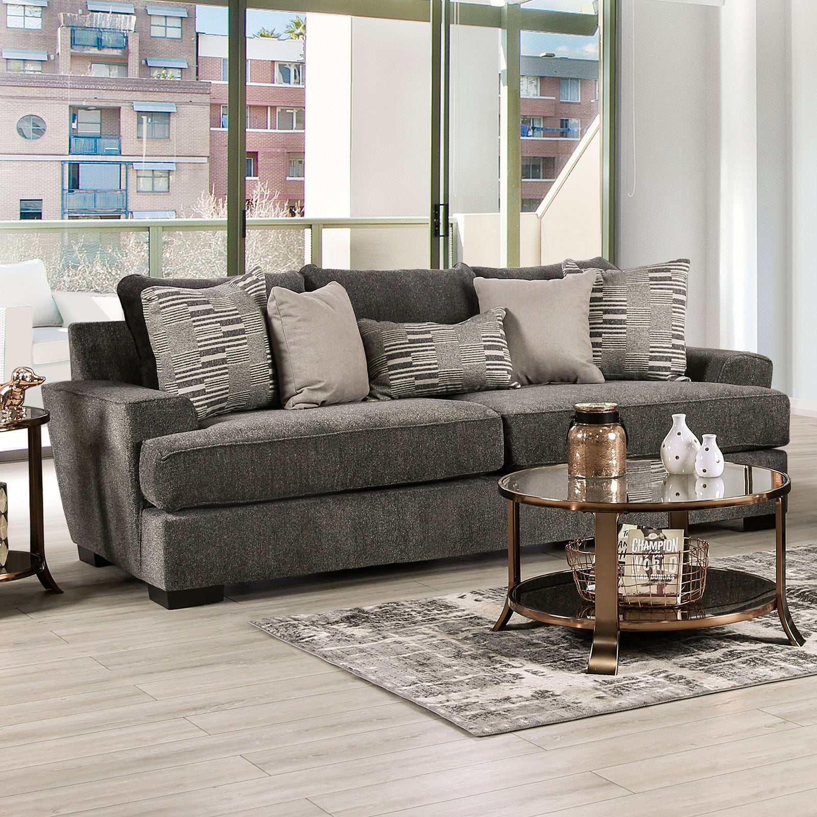 HOLBORN - Sofa, Gray - SM1220-SF
