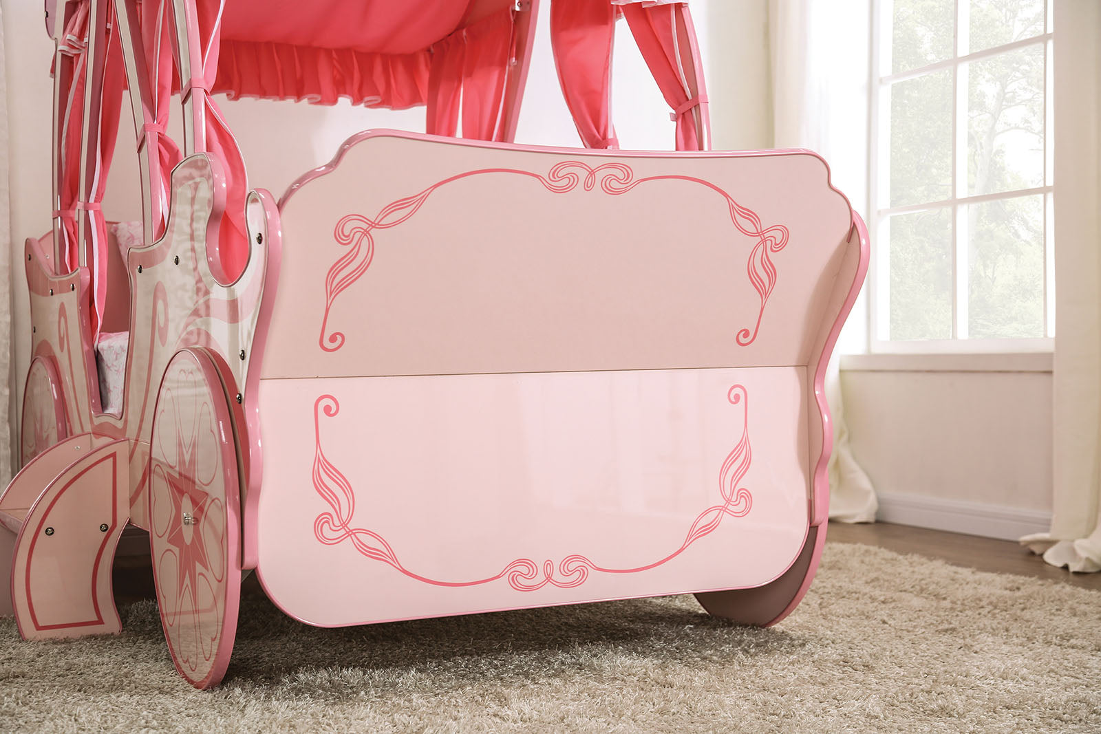 PUMPKIN CARRIAGE BED - Twin Bed - CM7630-BED