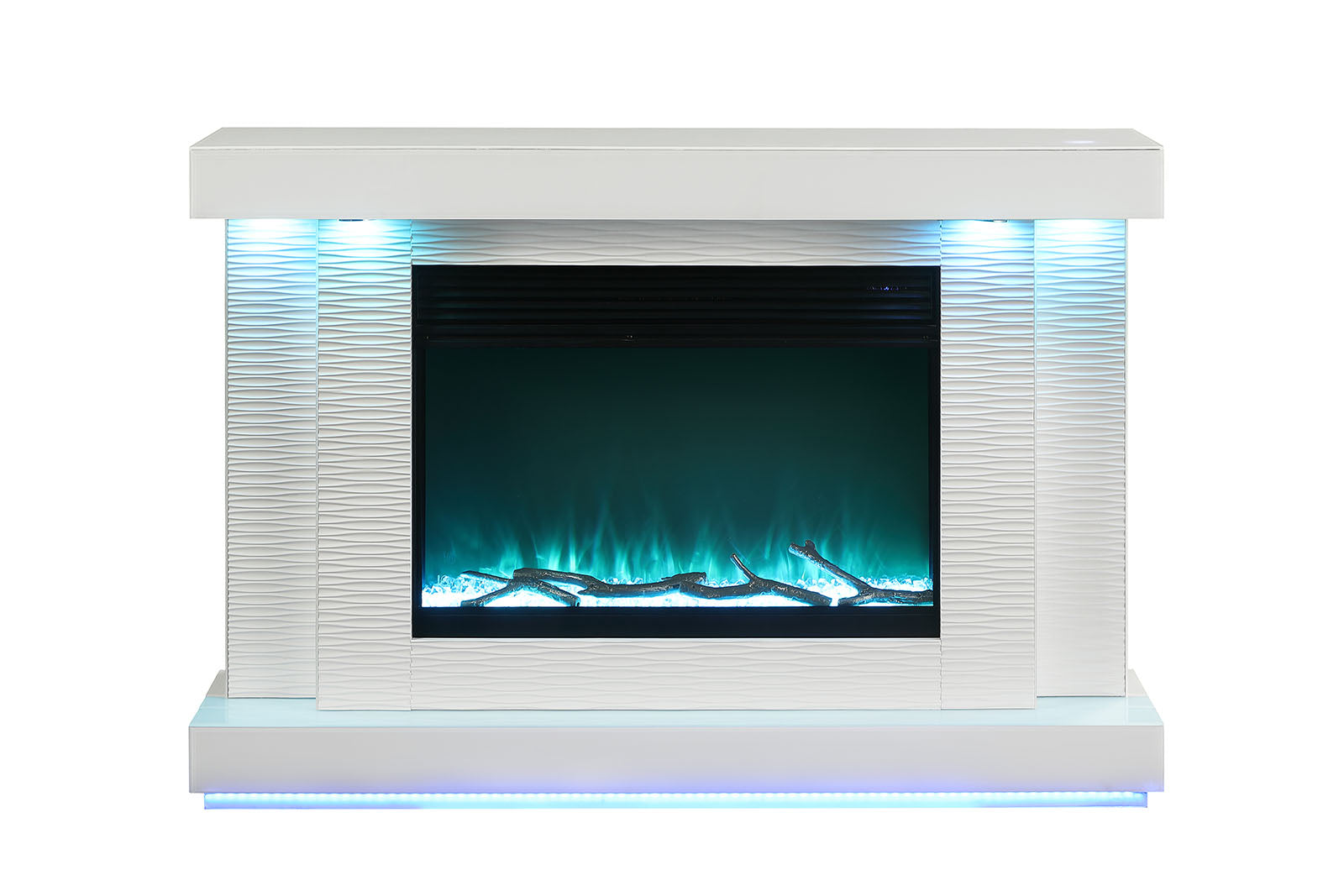 DORRIT - 55" Electric Fireplace - FM-AC8012WH-TV