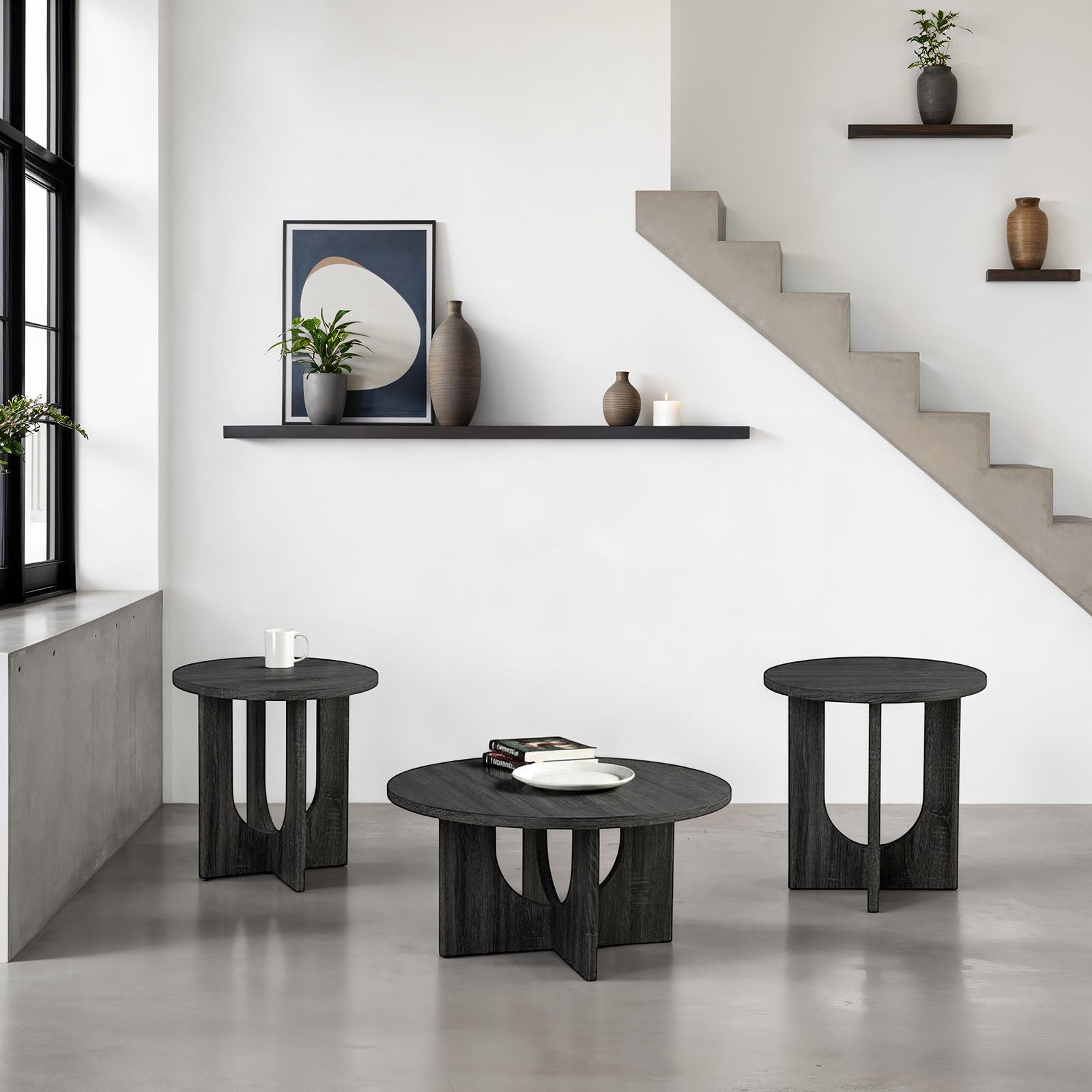 HOLEN - 3 Pc. Table Set - FM44003GY-3PK