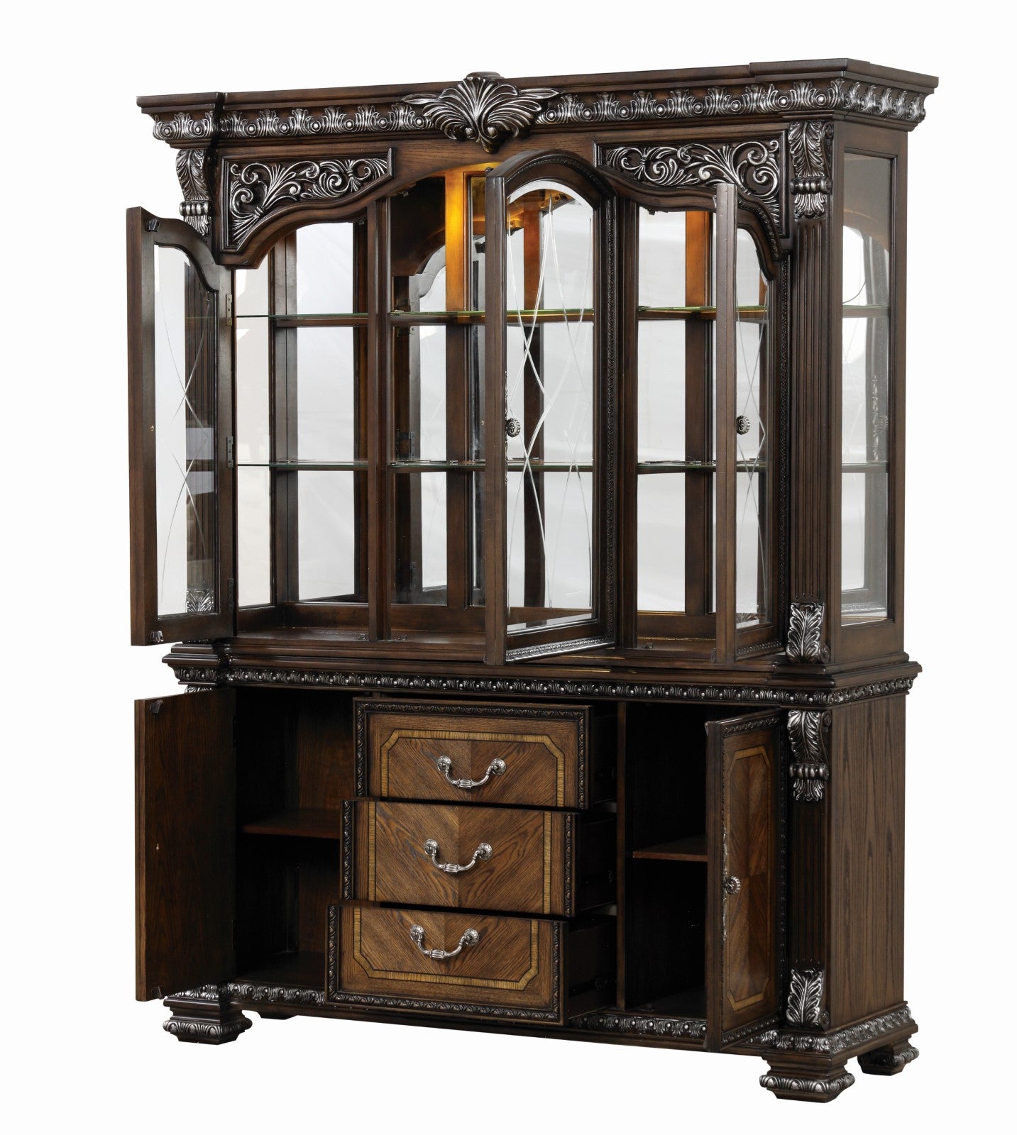 PROMENADE - Hutch And Buffet - FM31002DB-HB-SET
