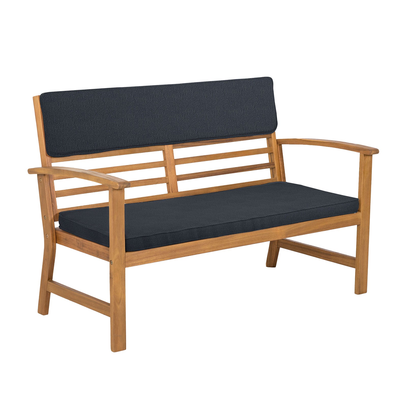 HANA - 4 Pc. Patio Set, Denim Blue/Natural - GM-1020BL-4PK