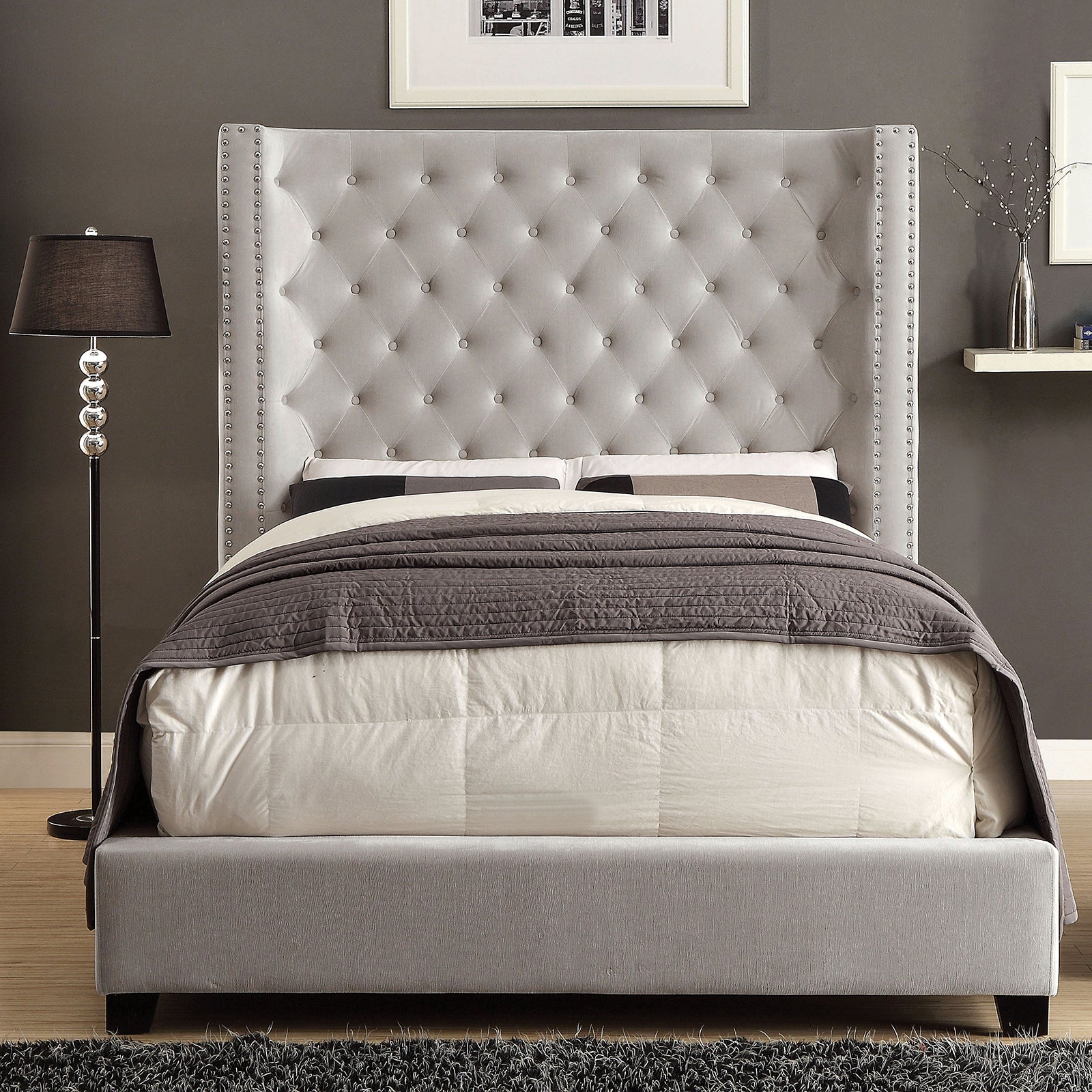 ROSABELLE - E.King Bed - CM7669IV-EK-BED