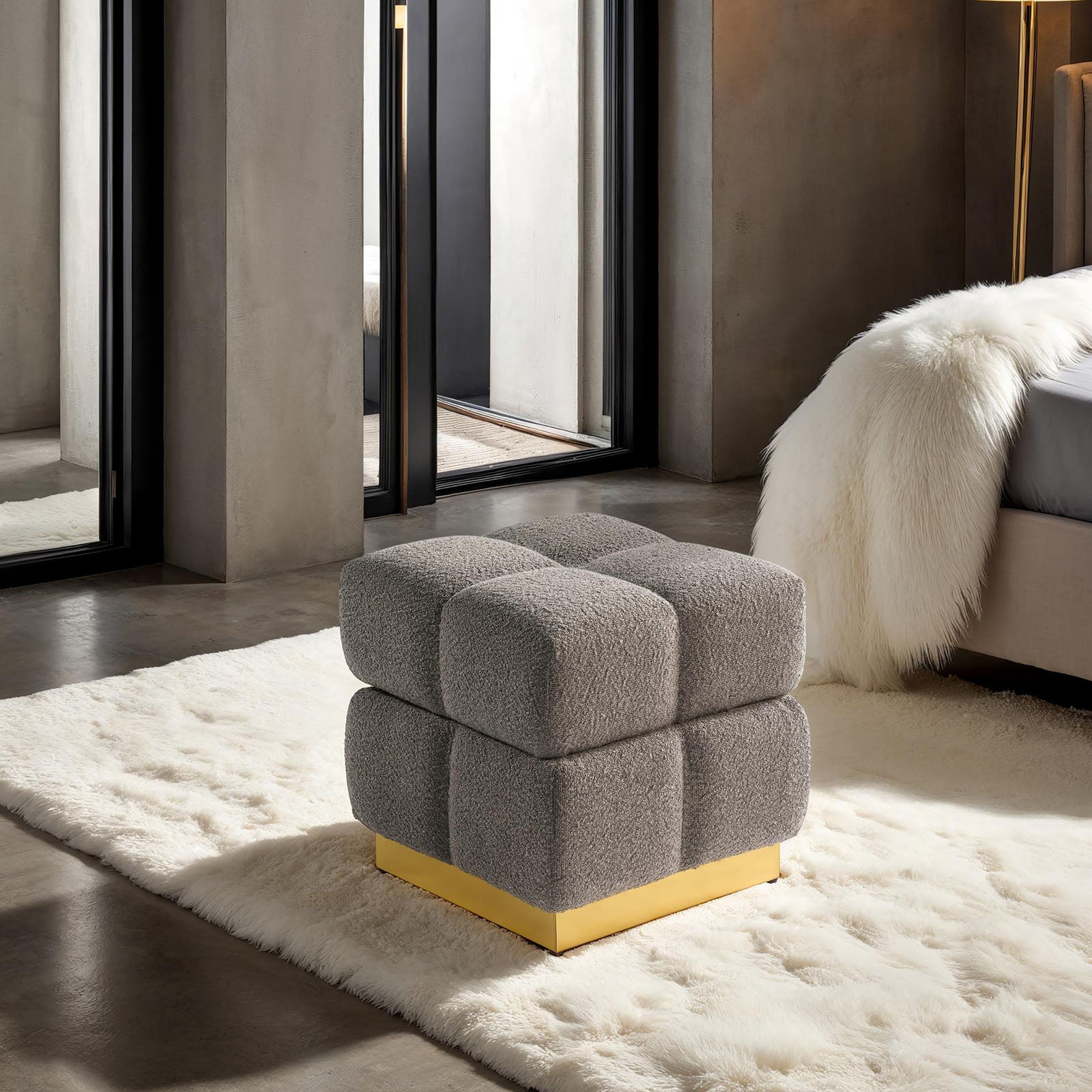 AILEEN - Storage Stool - FM-AC8006GY