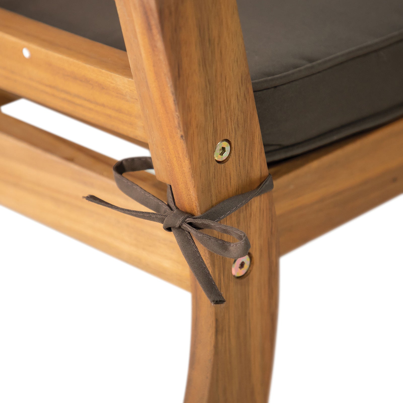 HANA - 4 Pc. Patio Set, Brown/Natural - GM-1020BR-4PK
