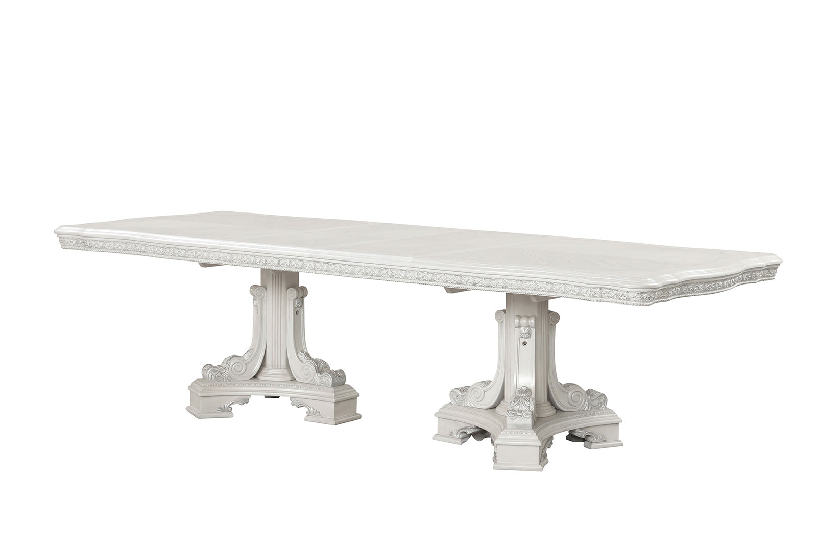 STELLA MIA - 7 Pc. Dining Table Set (2AC+4SC) - FM31000WH-T-7PC