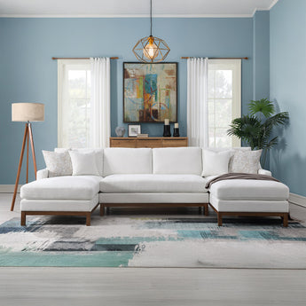 Valiant Sectional Sofa W/4 Pillows LV01881