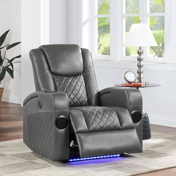 Alair Power Motion Recliner W/Bluetooth, Wireless Charger & Cupholder LV02460