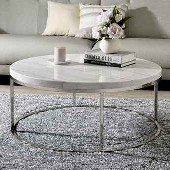 Zaidee COFFEE TABLE W/MARBLE LV02795