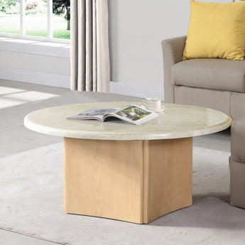 Qwin Coffee Table W/Marble Top LV03005