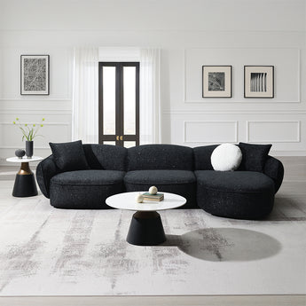 Lucifer Sectional Sofa w/3 Pillows LV03525