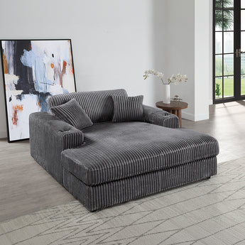 Hilde Chaise w/2 Pillows LV03691