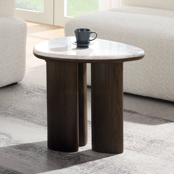 Hanale End Table w/Natural Marble LV04576