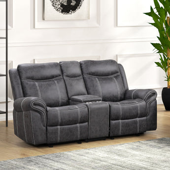 Zubaida Power Glider Motion Loveseat w/USB LV04671