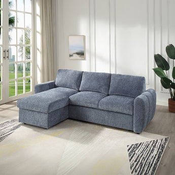 Nuriel Reversible Sectional Sofa w/Sleeper & Storage LV07560