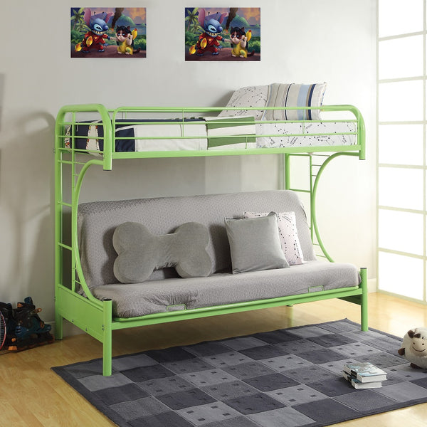 Eclipse Twin/Full Futon Bunk Bed 02091W-GR