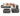 Salena Patio Sectional Sofa W/4 Pillows & Coffee Table 45020