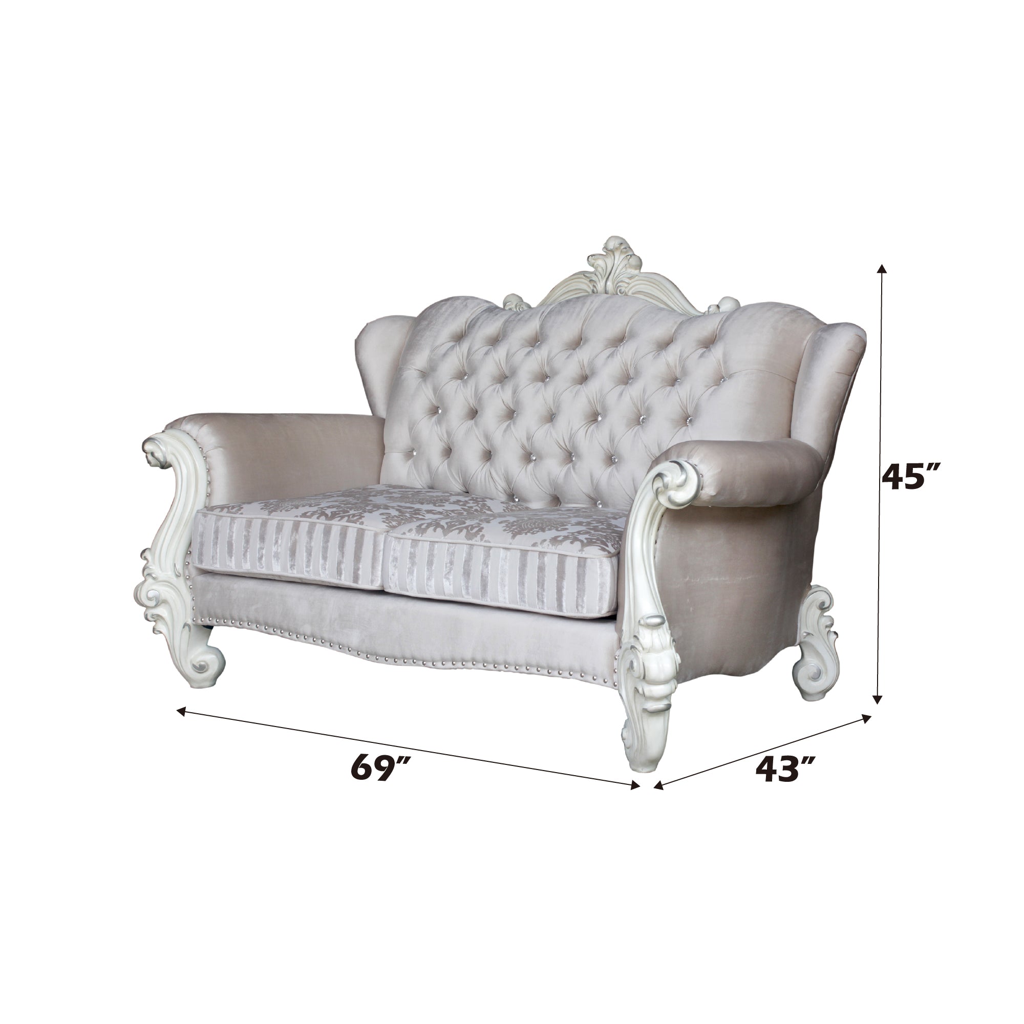 Versailles - Loveseat W/3 Pillows - 52106
