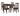 Ingeborg 5PC Pack Dining Set 71835
