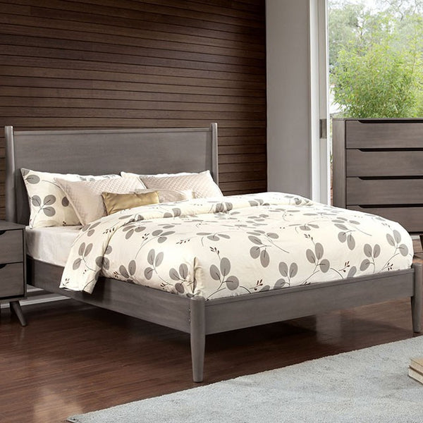 LENNART - E.King Bed - CM7386GY-EK-BED