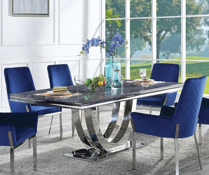Cambrie Dining Table W/Engineered Stone Top DN00221