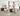 Clayten Dining Table w/Natural Marble Top