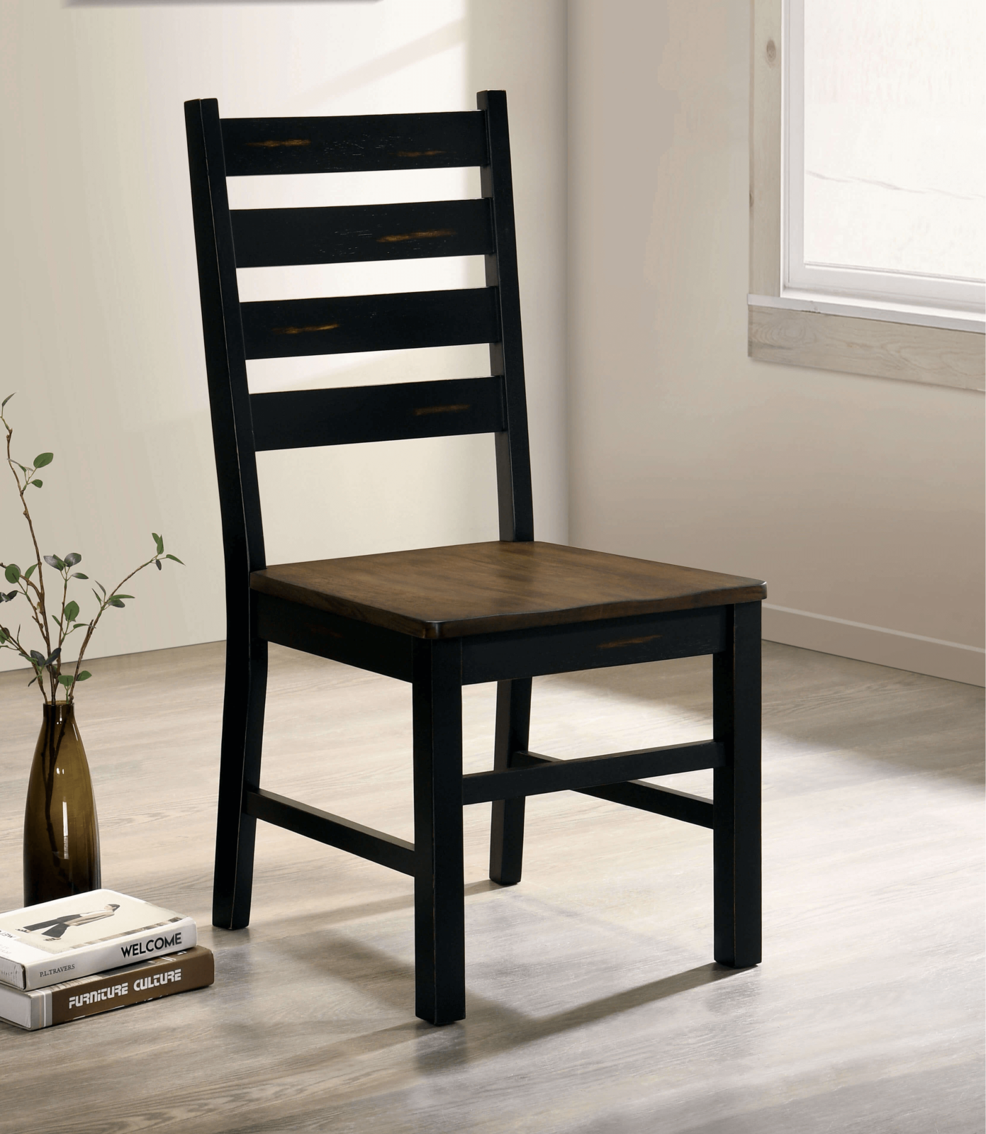 BARBARY - 6 Pc. Dining Table Set w/ Bench - CM3257A-T-6PC-BN