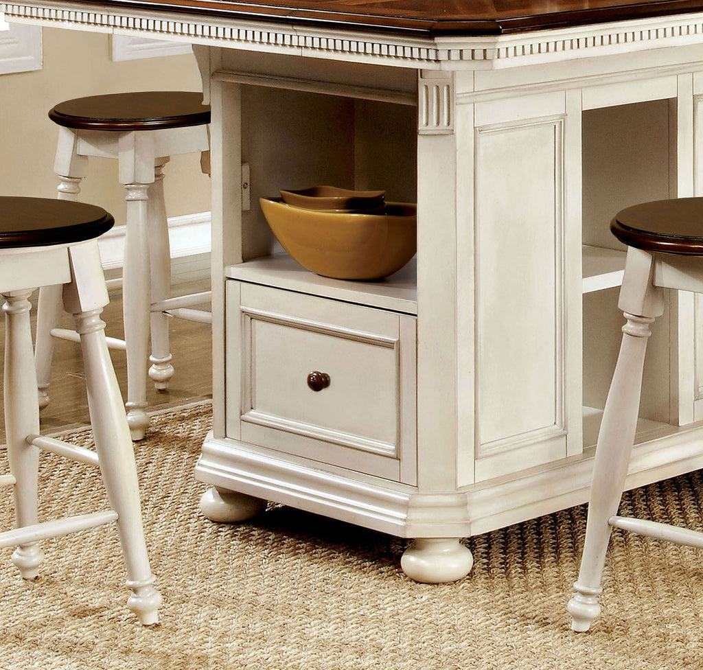 SABRINA - 9 Pc. Counter Ht. Table Set - CM3199WC-PT-9PC
