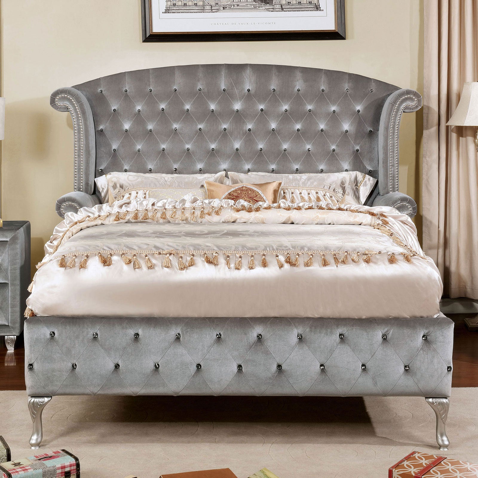 ALZIR - 4 Pc. Queen Bedroom Set - CM7150Q-4PC