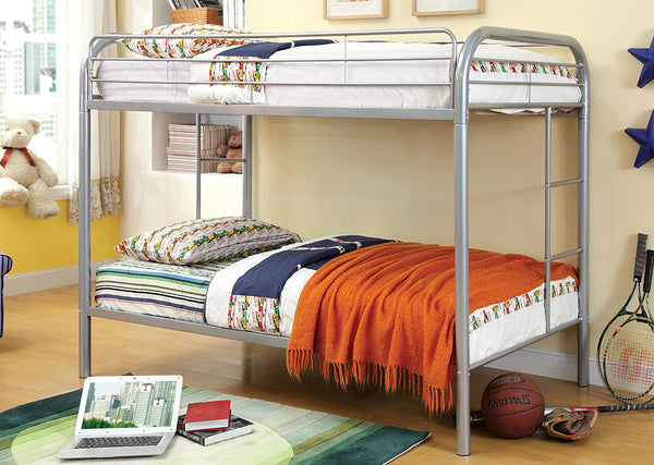 RAINBOW - Twin/Twin Bunk Bed - CM-BK1032-SV