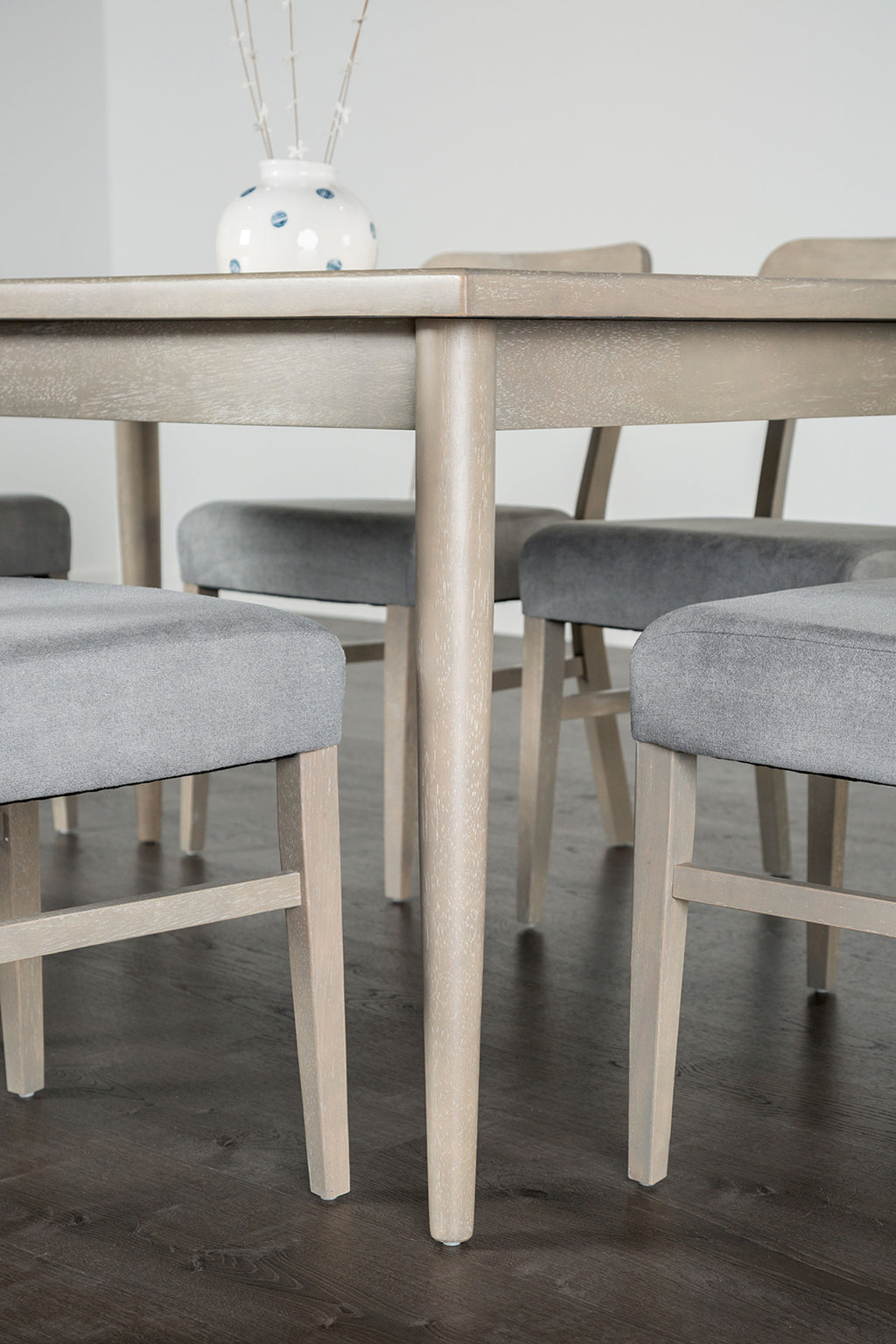 KEYNES - 7 Pc. Dining Table Set - FM3201GY-T-7PC