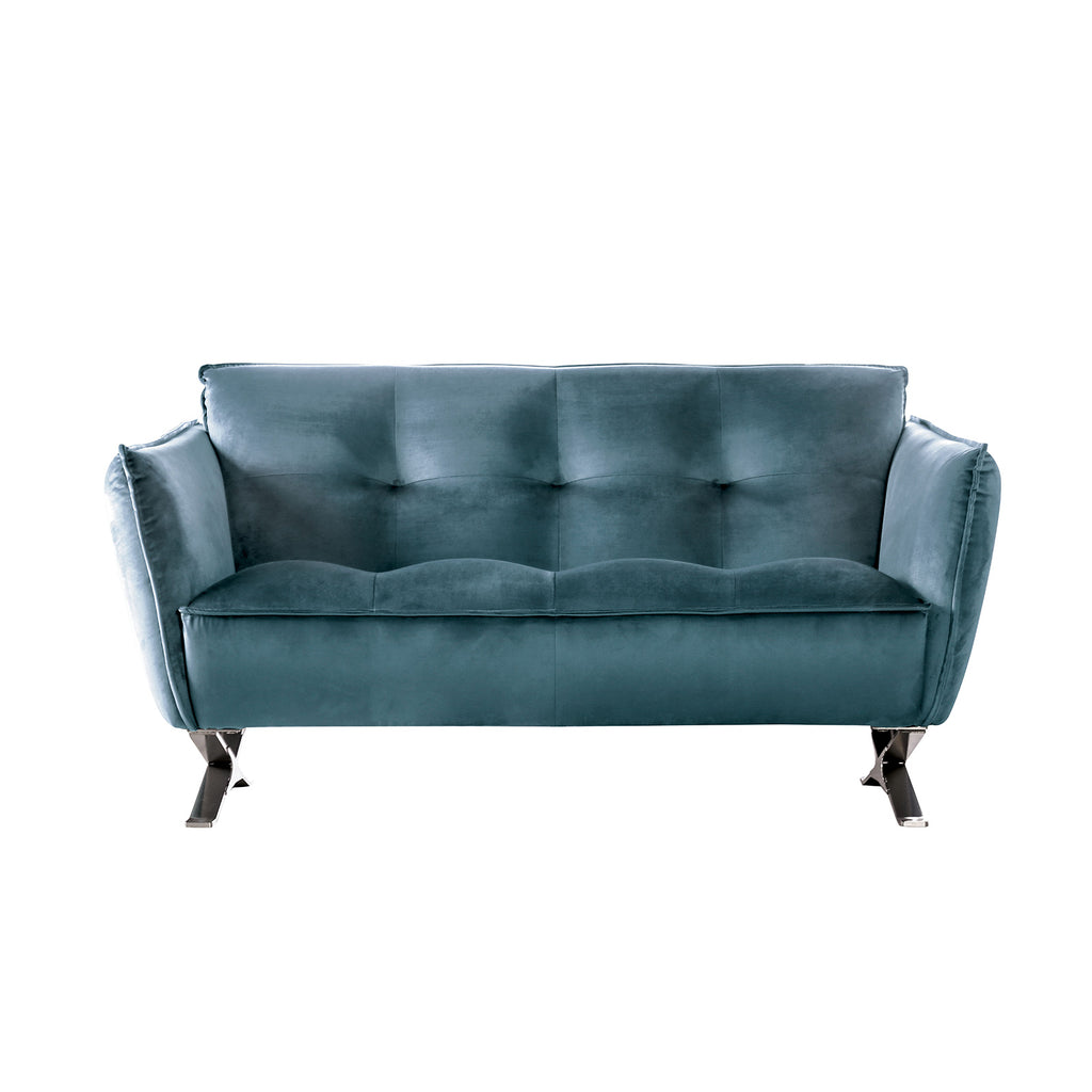 CIVELLUTINO - Loveseat, Teal - FM90004TL-LV-PK