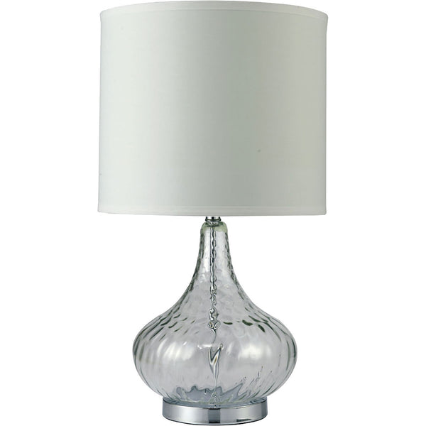 DONNA - 15"H Glass Clear Table Lamp - L731207CL