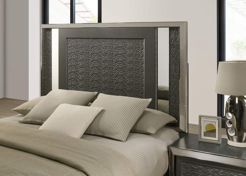 LEYLAND - Queen Bed, Dark Gray - FM7252DG-Q-BED