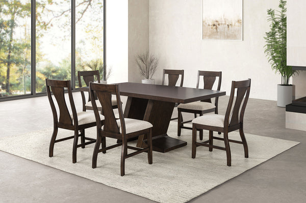 HOLSWORTHY - 7 Pc. Dining Table Set - FM3600ES-T-7PC