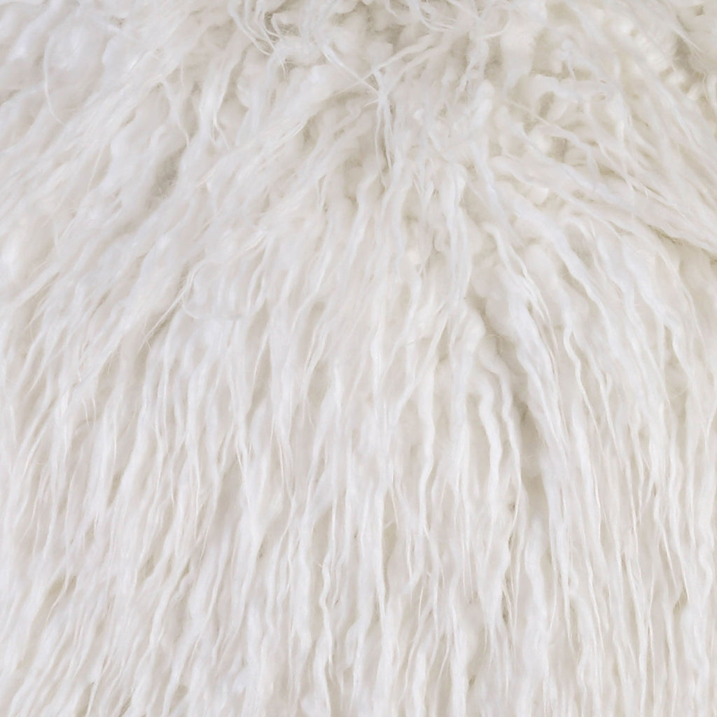 SHERI - 20" X 20" Pillow, Shaggy White (2/CTN) - PL8018-2PK