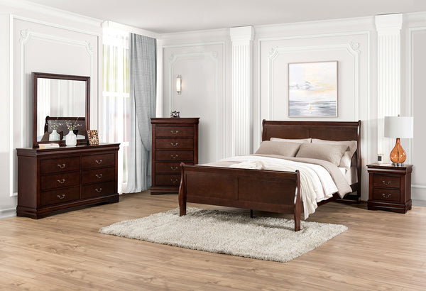 LOUIS PHILIPPE - 4 Pc. Queen Bedroom Set - FM7866CH-Q-4PC