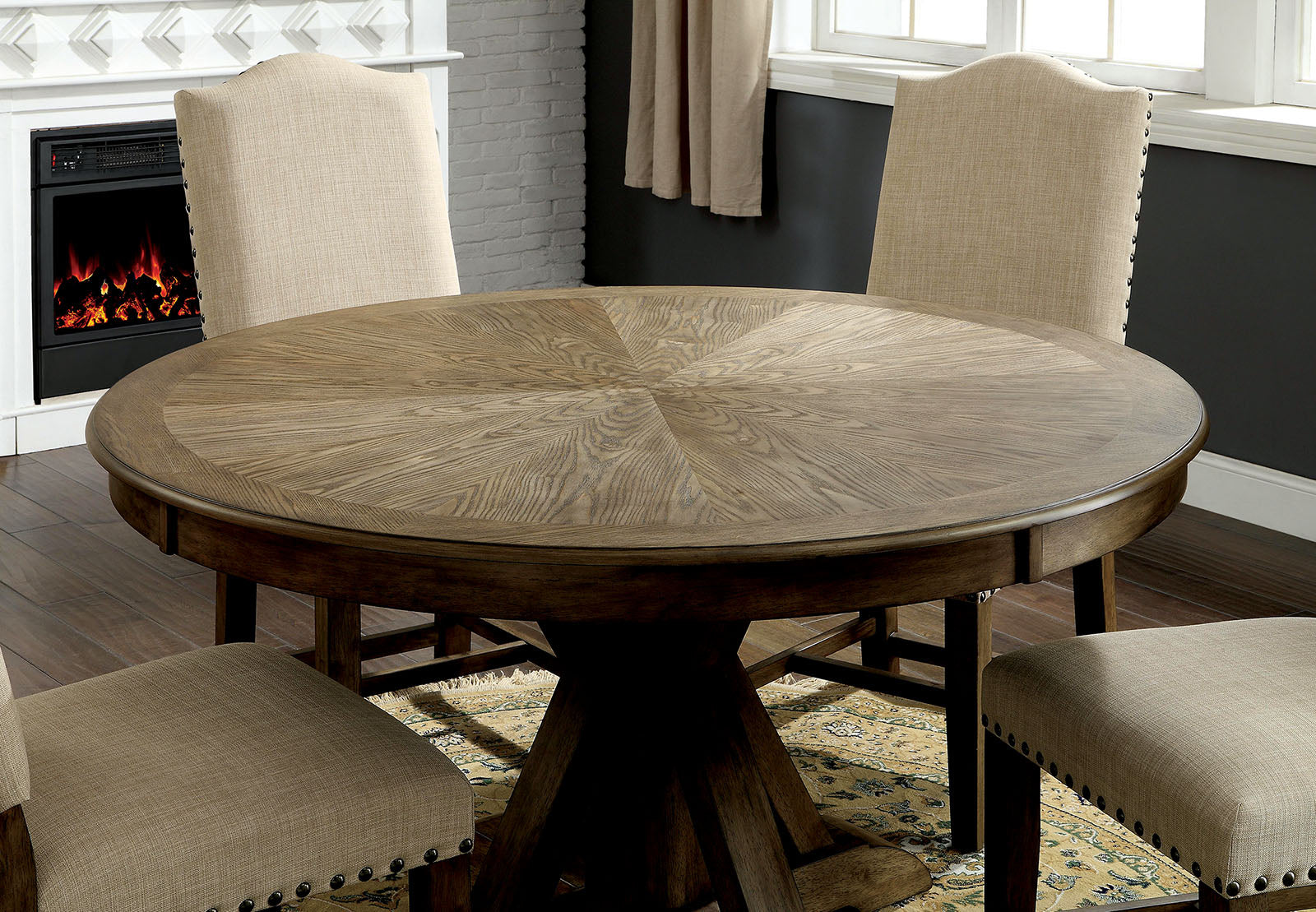 JULIA - 5 Pc. Round Dining Table Set - CM3014RT-5PC