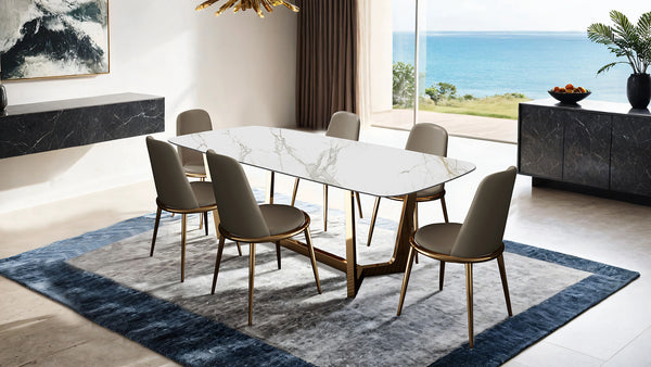 NORELLI - 7 Pc. Dining Table Set - FM3701GD-T-7PC