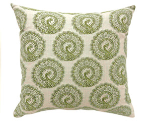 FIFI - 18" X 18" Pillow, Green (2/CTN) - PL677GR-S-2PK
