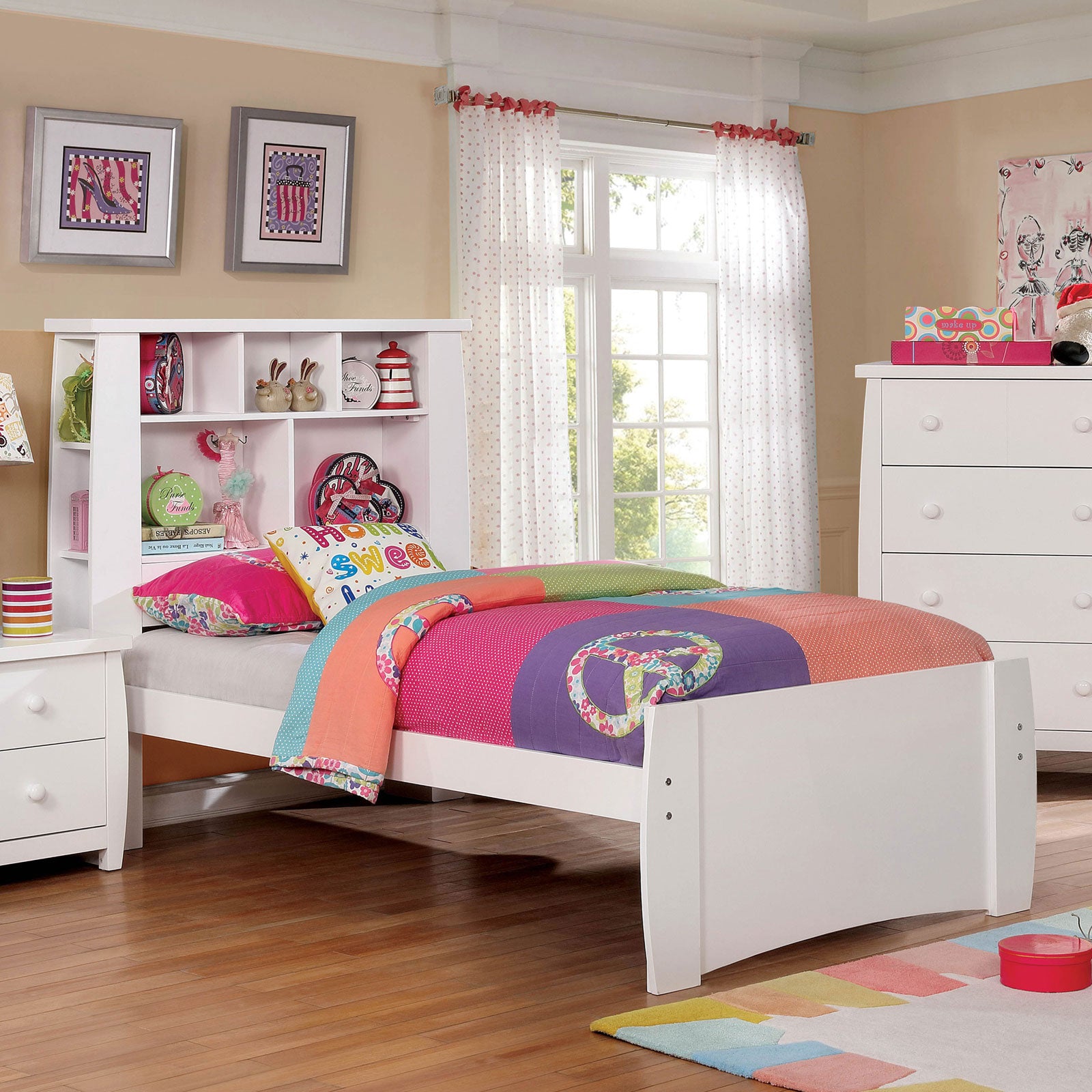 MARLEE - 4 Pc. Twin Bedroom Set - CM7651WH-T-4PC