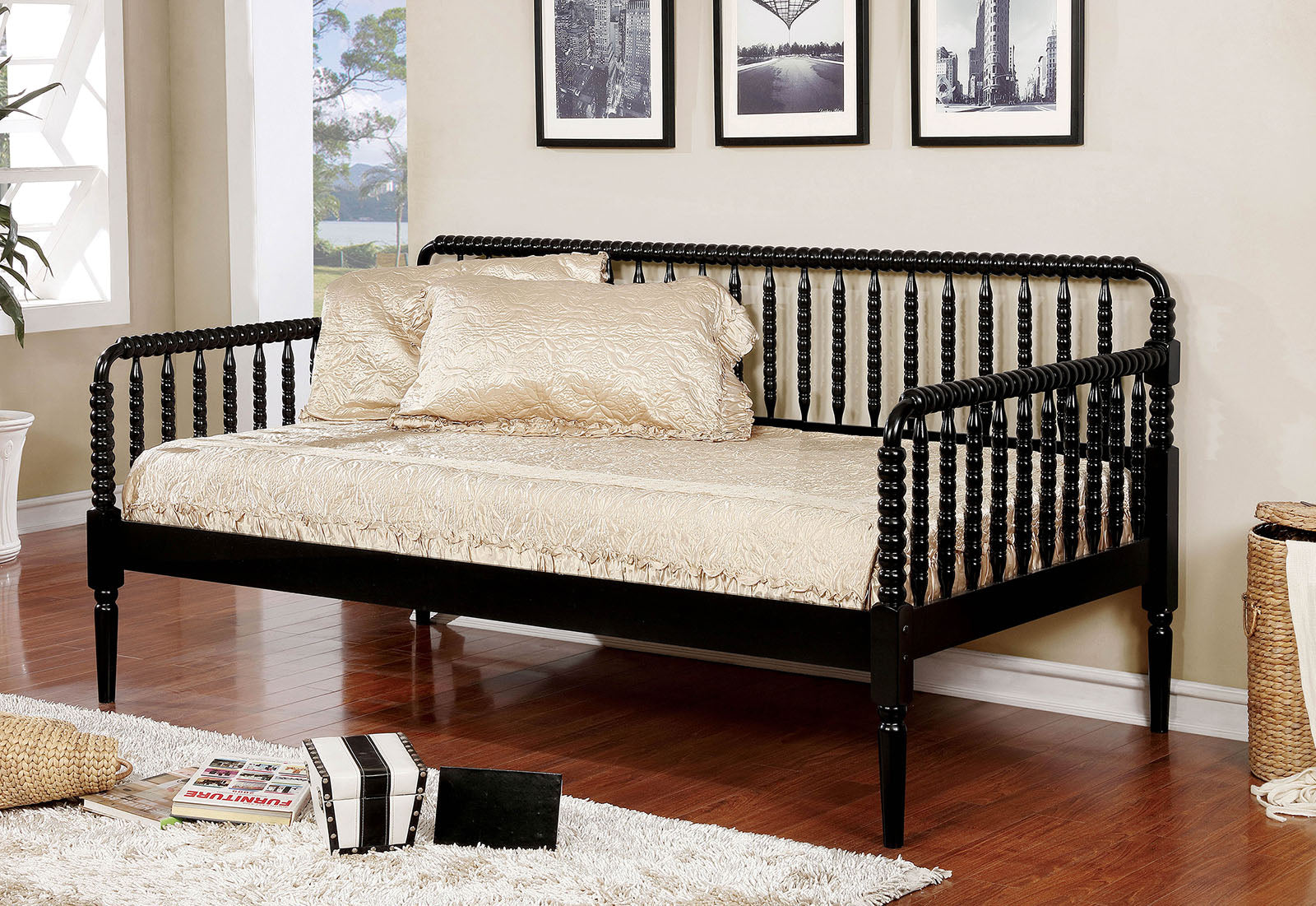 LINDA - Twin Daybed - CM1741BK-BED