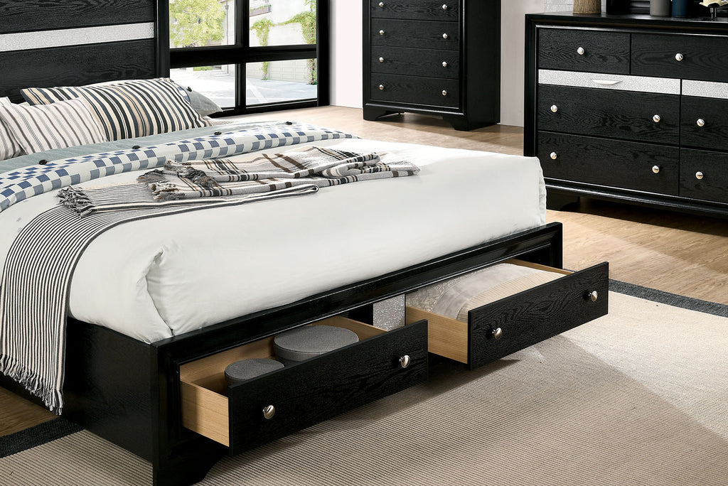 CHRISSY - E.King Bed - CM7552BK-EK-BED