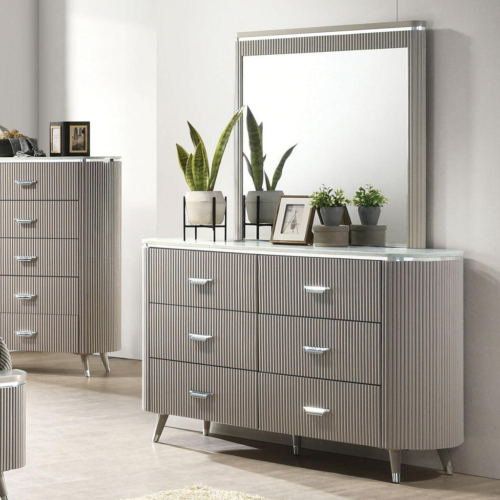 ALDRIDGE - Dresser, Light Gray - FM7243GY-D
