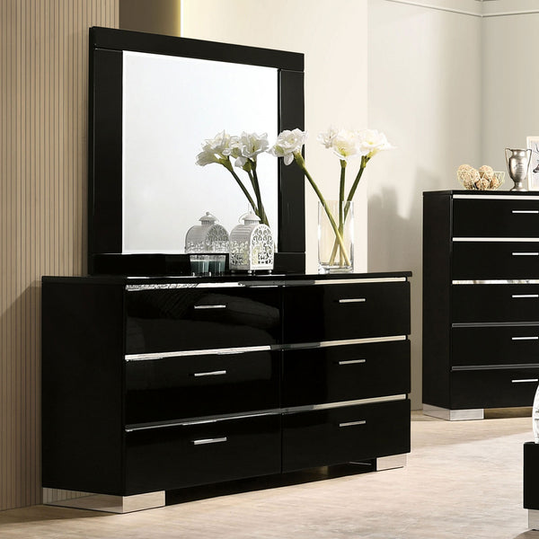 CARLIE - Dresser, Black - FOA7039D