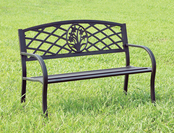 MINOT - Patio Steel Bench - CM-OB1809